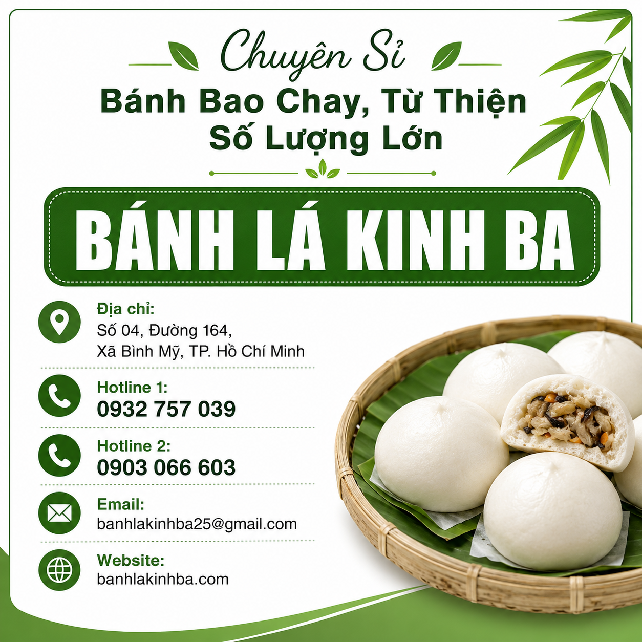Chuyên Sỉ Bánh Bao Chay, Từ Thiện Số Lượng Lớn Ở HCM