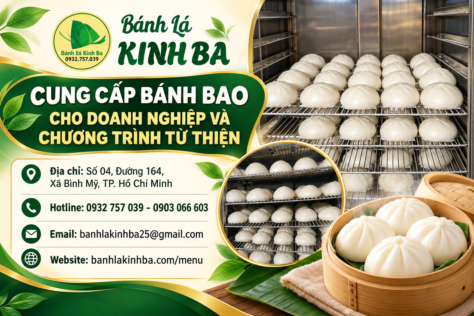 cung cấp bánh bao cho doanh nghiệp từ thiện