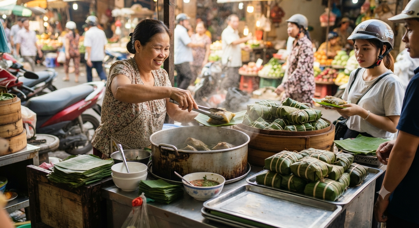 Lựa chọn địa chỉ cung cấp bánh giò chất lượng tại TP.HCM