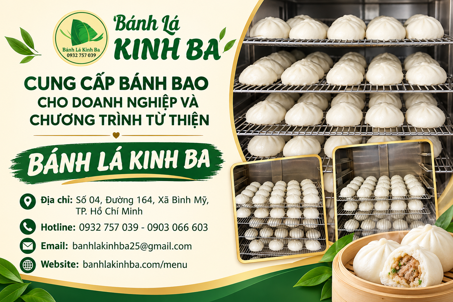 đặt bánh bao cho đoàn thiện nguyện